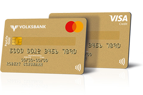 Kreditkarten Von Mastercard Und Visa Volksbank